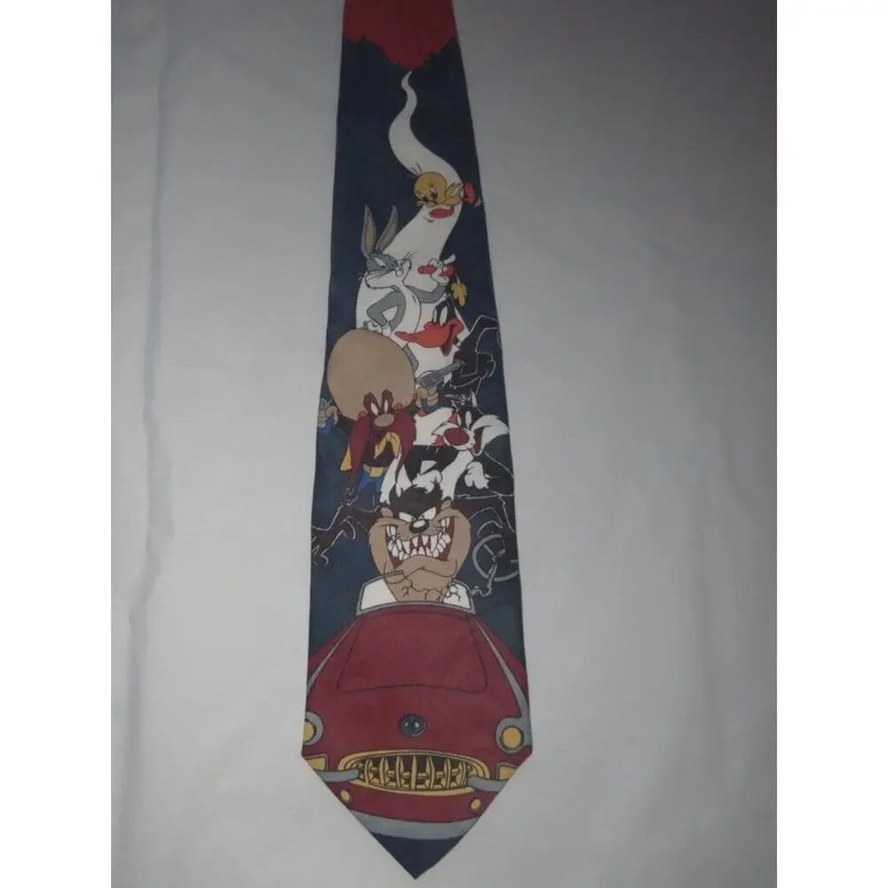 Balancine Hot Cakes Looney Tunes Tie Taz Bugs Tweety More -0212T20